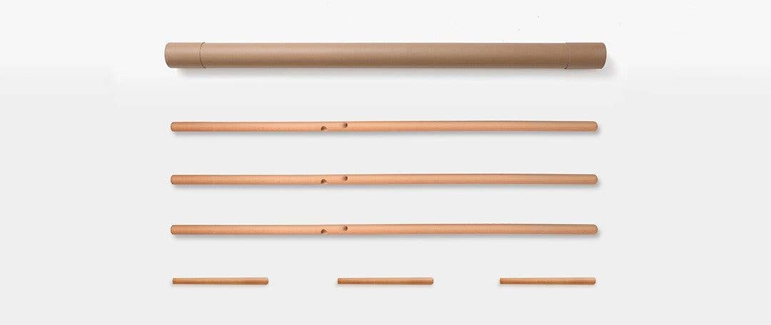 Coat Rack |NUDE| Elegant tool-free modern rack, home decor