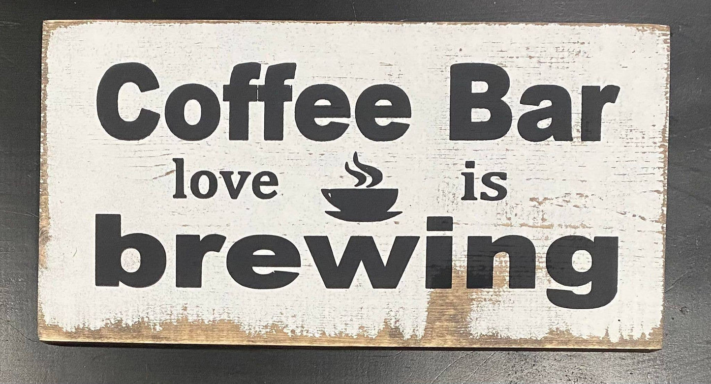 COFFEE BAR LOVE IS BREWING